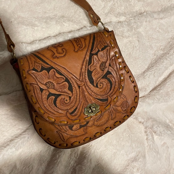 Handcrafted Brown Leather Bag - Picture 2 of 6